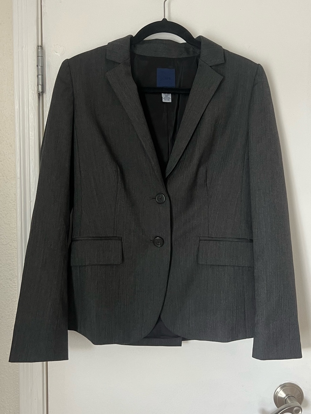 J. Crew 100% Wool Women’s Grey Blazer Size 6